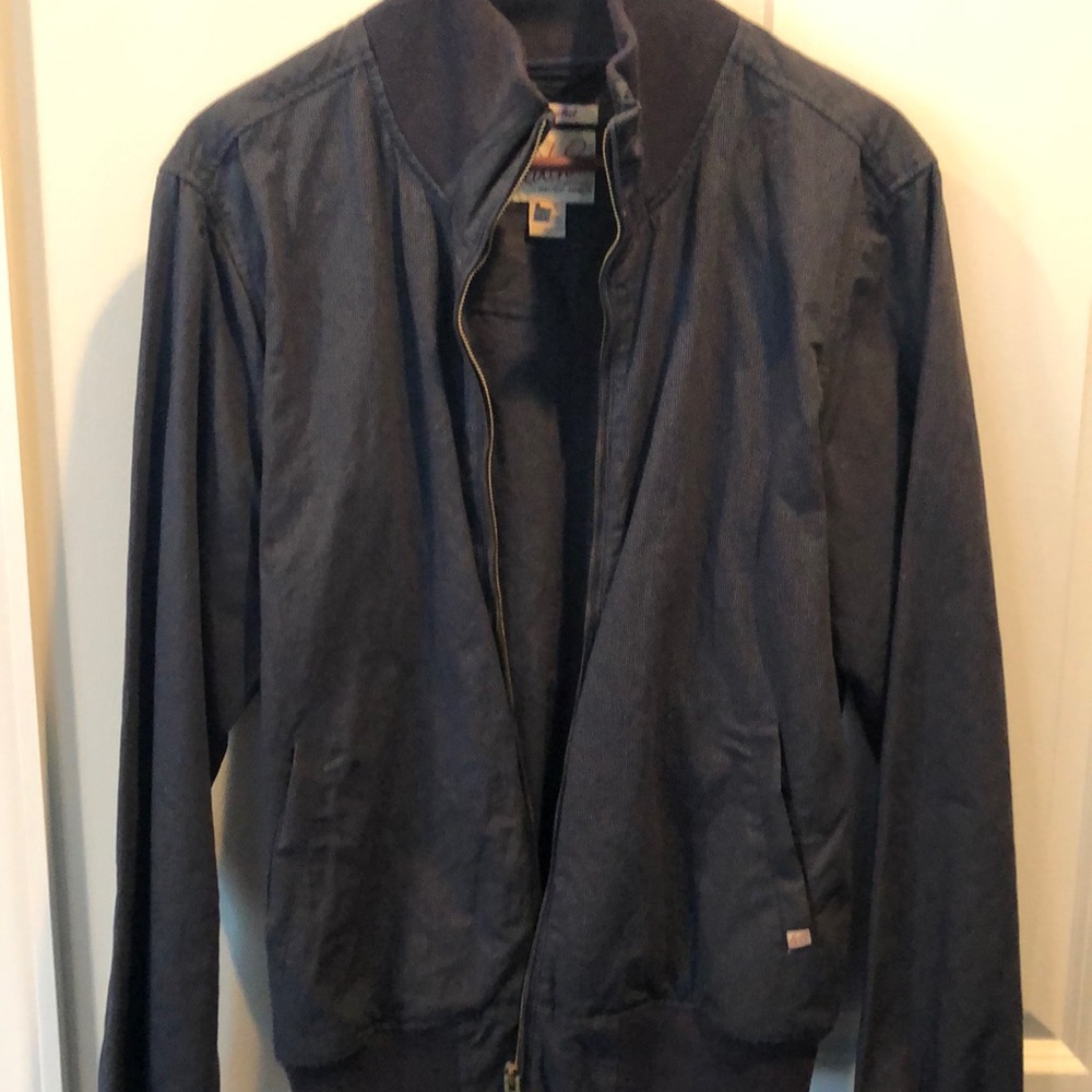 Scotch & Soda jacket dark blue w/ faint pinstripe